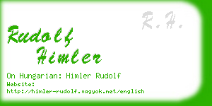 rudolf himler business card